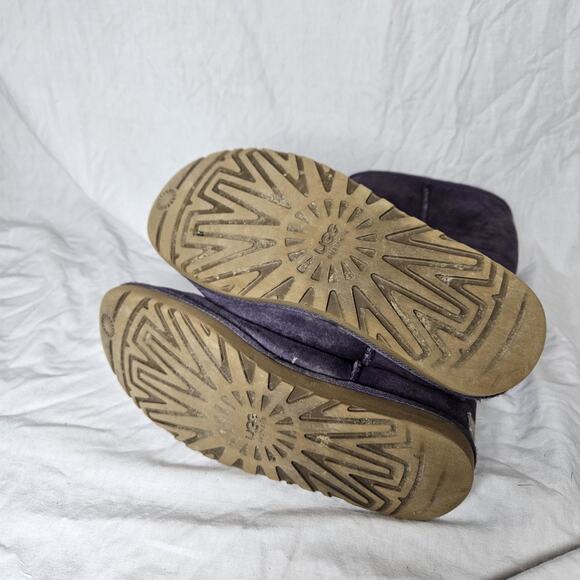 UGG CLASSIC TALL PURPLE VIOLET SUEDE SHEEPSKIN WOMEN'S BOOTS SIZE 8 - Picture 8 of 8